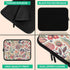 Floral Butterflies Custom Name Laptop Sleeve